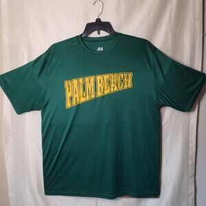 A4 Men's XL Green Palm Beach Graphic T-Shirt